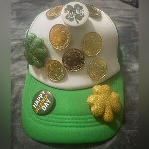 Green and White St. Patrick's Day Hat